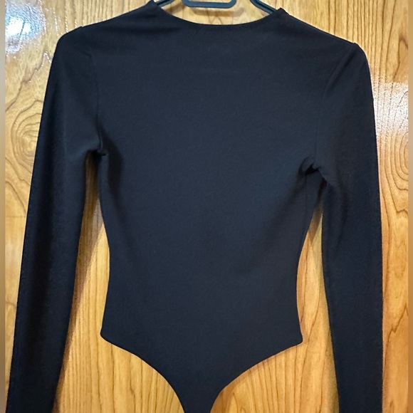 Dynamite - Black Lace Up Bodysuit - Picture 3 of 5